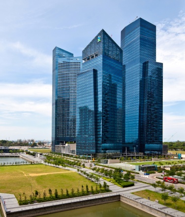 The Marina Bay Financial Centre is commonly used for family office space