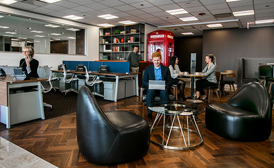 "Servcorp coworking spaces are equipped with strong, high-speed Wi-Fi, ensuring seamless connectivity for your business.